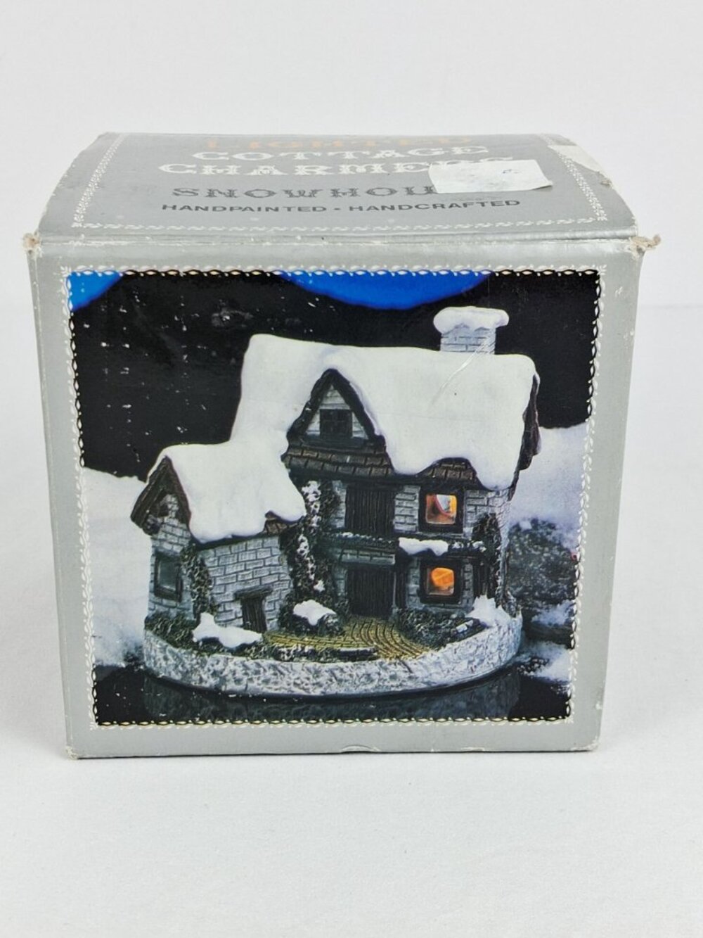 VTG Cottage Charmers Lighted Resin Snow House Battery Christmas Village - Picture 8 of 13